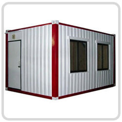 Modular portable cabin exterior