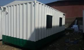 Galvanized office cabin